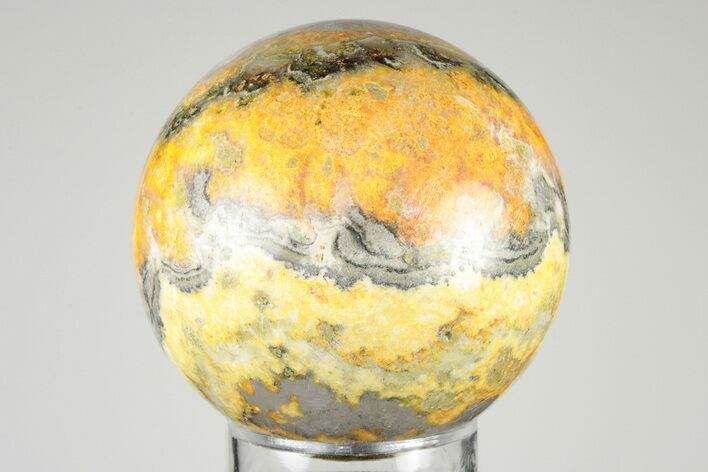 Polished Bumblebee Jasper Sphere - Indonesia #194553